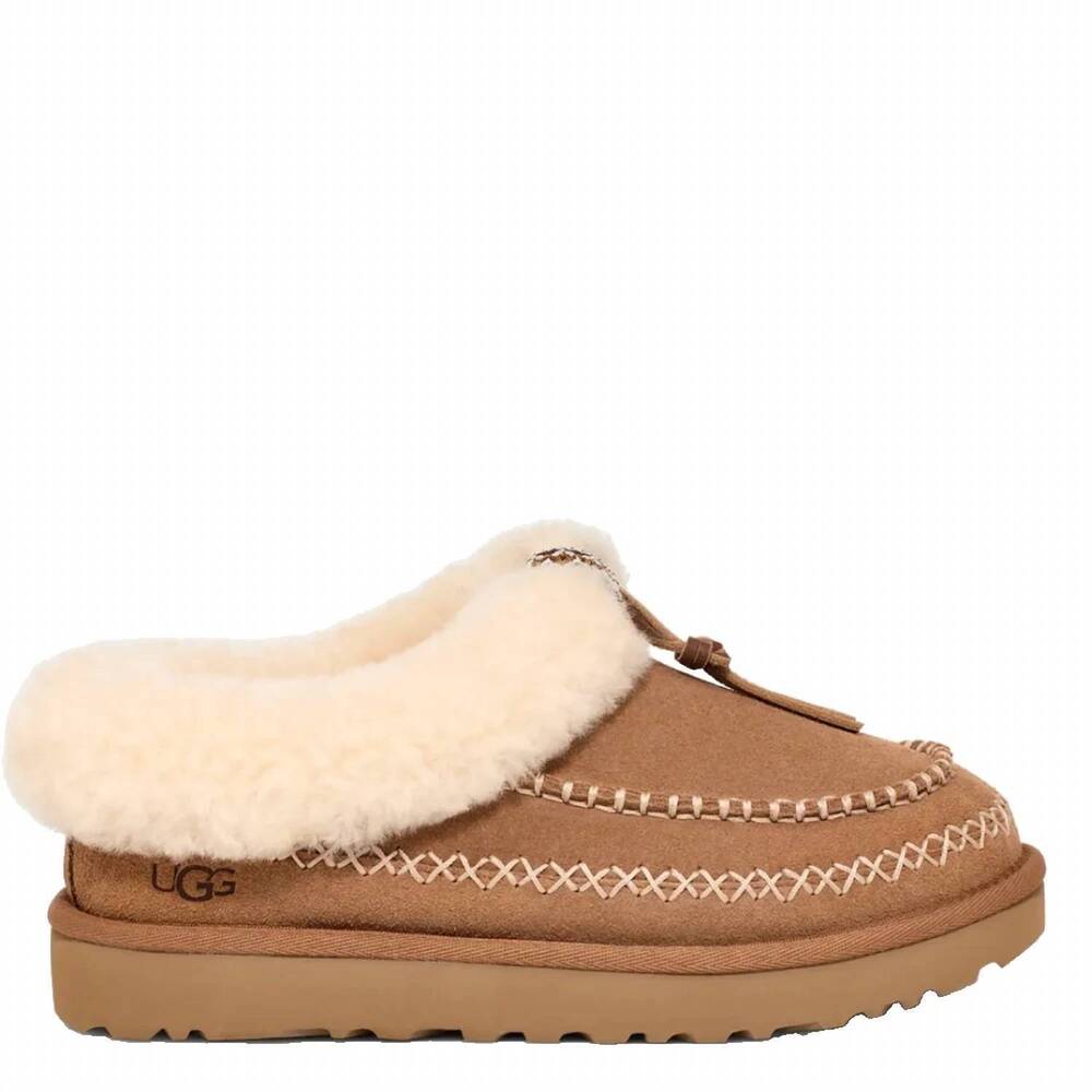 NEW UGG women's tasman slippers in alpine chestnut